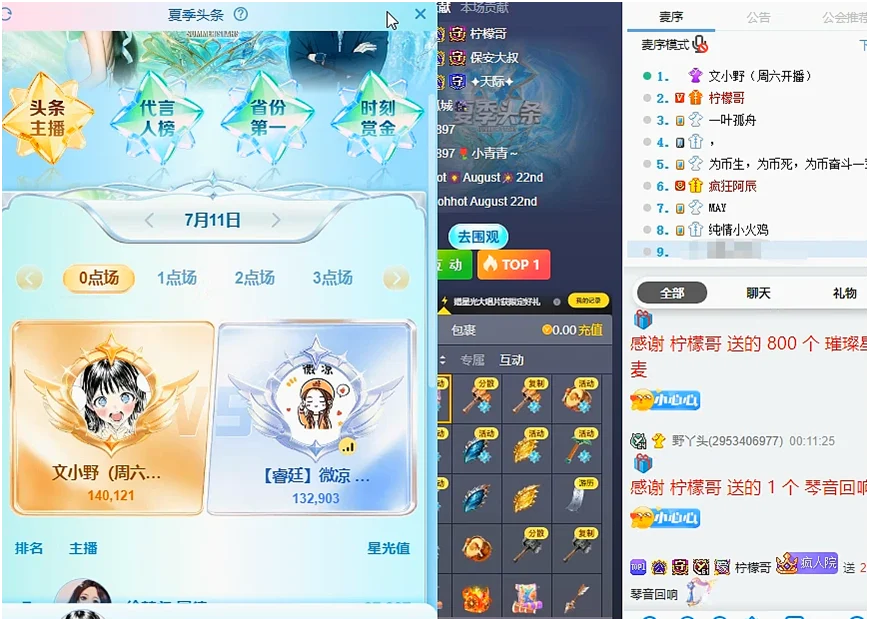 神豪豪刷挂机文小野,力磕微凉、徐梦尧!