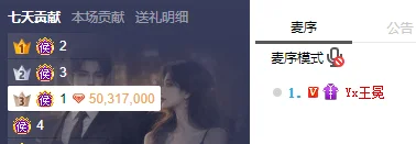 神豪刷几十万礼物,王冕被感动落泪